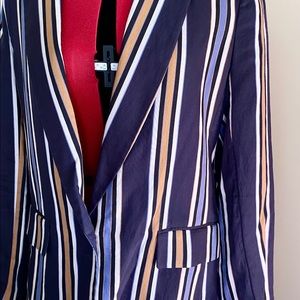 H&M Striped Blazer